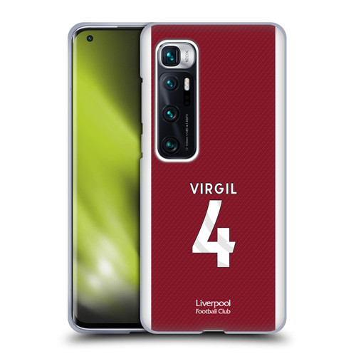 Liverpool Football Club 2023/24 Players Home Kit Virgil van Dijk Soft Gel Case for Xiaomi Mi 10 Ultra 5G