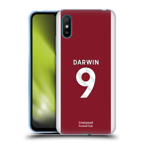 Liverpool Football Club 2023/24 Players Home Kit Darwin Núñez Soft Gel Case for Xiaomi Redmi 9A / Redmi 9AT