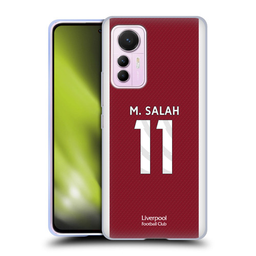 Liverpool Football Club 2023/24 Players Home Kit Mohamed Salah Soft Gel Case for Xiaomi 12 Lite