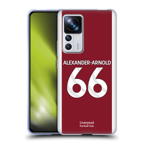 Liverpool Football Club 2023/24 Players Home Kit Trent Alexander-Arnold Soft Gel Case for Xiaomi 12T Pro