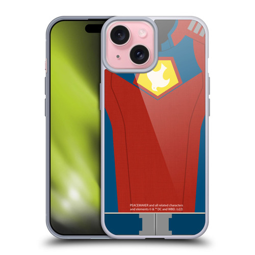 Peacemaker: Television Series Graphics Costume Soft Gel Case for Apple iPhone 15