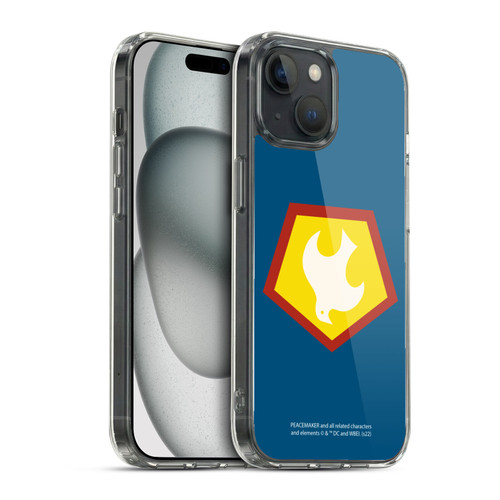 Peacemaker: Television Series Graphics Logo Soft Gel Case for Apple iPhone 15 & MagSafe