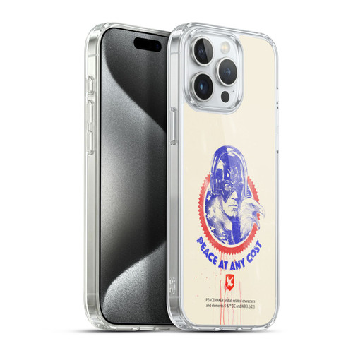 Peacemaker: Television Series Graphics Christopher Smith & Eagly Soft Gel Case for Apple iPhone 15 Pro Max & MagSafe