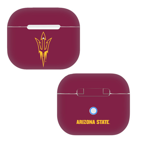 Arizona State University ASU Arizona State University Plain Logo Vinyl Sticker Skin Decal Cover for Apple AirPods 3 3rd Gen Charging Case
