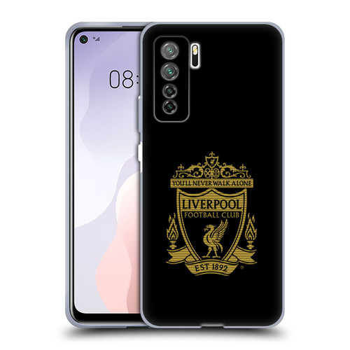 Liverpool Football Club Crest 2 Black 2 Soft Gel Case for Huawei Nova 7 SE/P40 Lite 5G