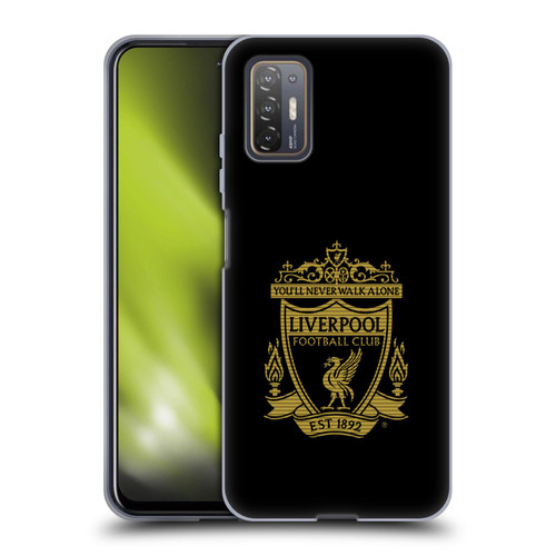 Liverpool Football Club Crest 2 Black 2 Soft Gel Case for HTC Desire 21 Pro 5G