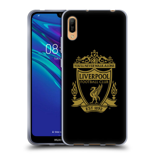 Liverpool Football Club Crest 2 Black 2 Soft Gel Case for Huawei Y6 Pro (2019)