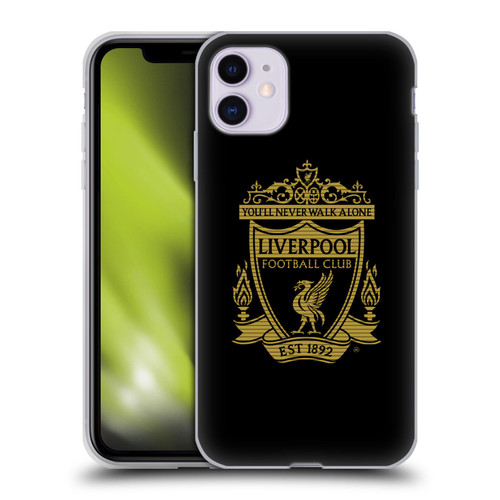 Liverpool Football Club Crest 2 Black 2 Soft Gel Case for Apple iPhone 11