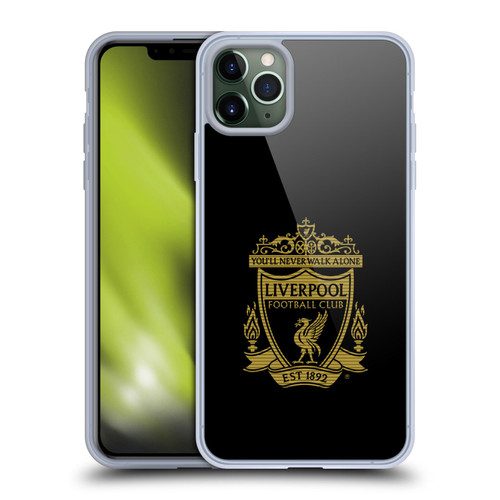 Liverpool Football Club Crest 2 Black 2 Soft Gel Case for Apple iPhone 11 Pro Max