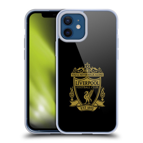 Liverpool Football Club Crest 2 Black 2 Soft Gel Case for Apple iPhone 12 / iPhone 12 Pro