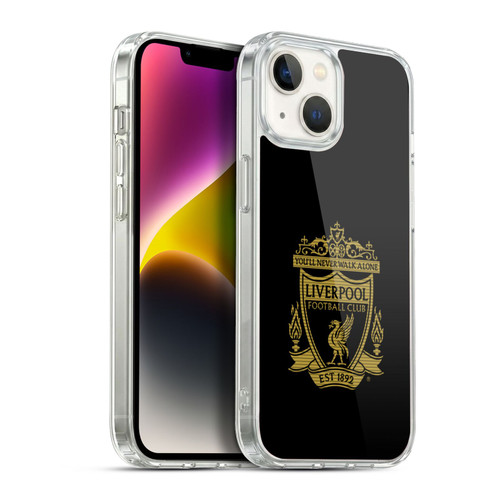 Liverpool Football Club Crest 2 Black 2 Soft Gel Case for Apple iPhone 14