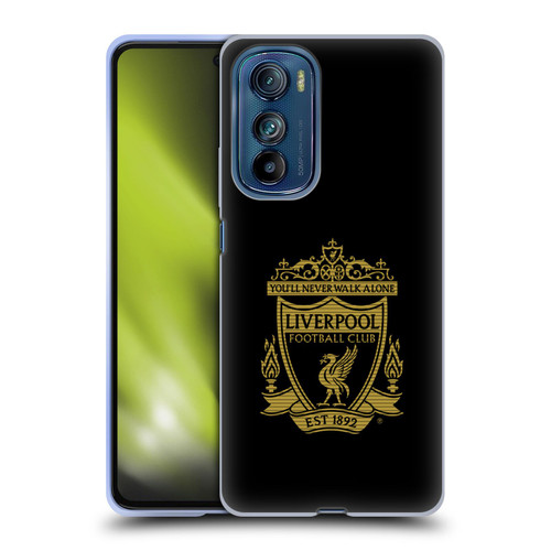 Liverpool Football Club Crest 2 Black 2 Soft Gel Case for Motorola Edge 30