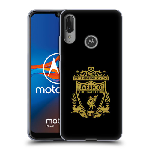 Liverpool Football Club Crest 2 Black 2 Soft Gel Case for Motorola Moto E6 Plus