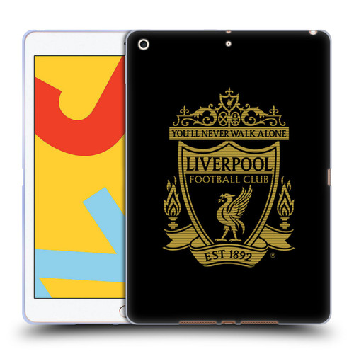 Liverpool Football Club Crest 2 Black 2 Soft Gel Case for Apple iPad 10.2 2019/2020/2021