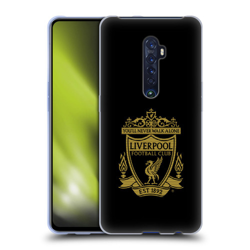 Liverpool Football Club Crest 2 Black 2 Soft Gel Case for OPPO Reno 2
