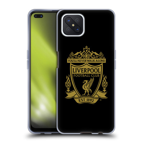 Liverpool Football Club Crest 2 Black 2 Soft Gel Case for OPPO Reno4 Z 5G