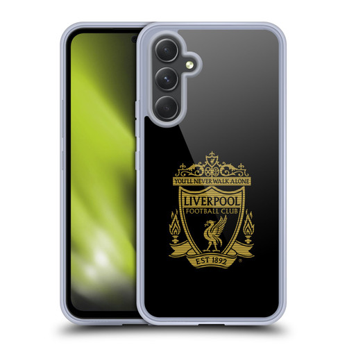 Liverpool Football Club Crest 2 Black 2 Soft Gel Case for Samsung Galaxy A54 5G