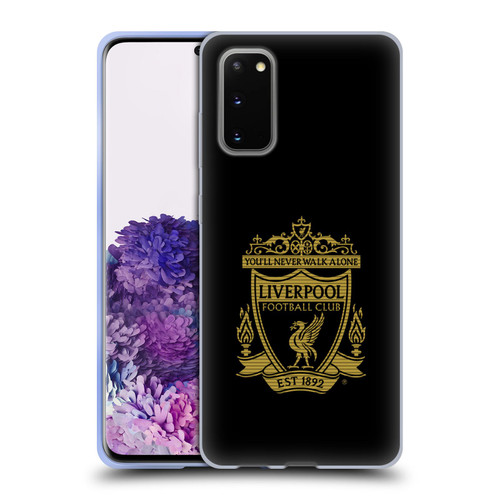 Liverpool Football Club Crest 2 Black 2 Soft Gel Case for Samsung Galaxy S20 / S20 5G