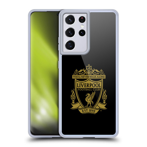 Liverpool Football Club Crest 2 Black 2 Soft Gel Case for Samsung Galaxy S21 Ultra 5G
