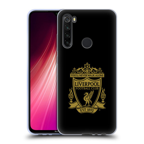 Liverpool Football Club Crest 2 Black 2 Soft Gel Case for Xiaomi Redmi Note 8T