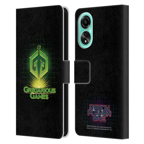Ready Player One Graphics Logo Leather Book Wallet Case Cover For OPPO A78 5G