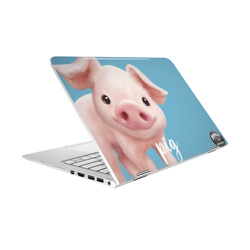 Animal Club International Faces Pig Vinyl Sticker Skin Decal Cover for HP Spectre Pro X360 G2