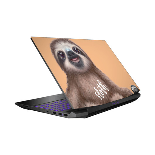 Animal Club International Faces Sloth Vinyl Sticker Skin Decal Cover for HP Pavilion 15.6" 15-dk0047TX