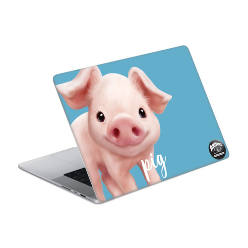 Animal Club International Faces Pig Vinyl Sticker Skin Decal Cover for Apple MacBook Pro 16" A2485 / A3428 / A3429