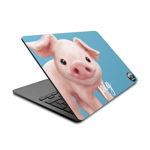 Animal Club International Faces Pig Vinyl Sticker Skin Decal Cover for Apple MacBook Air 13.6" A2681 (2022)