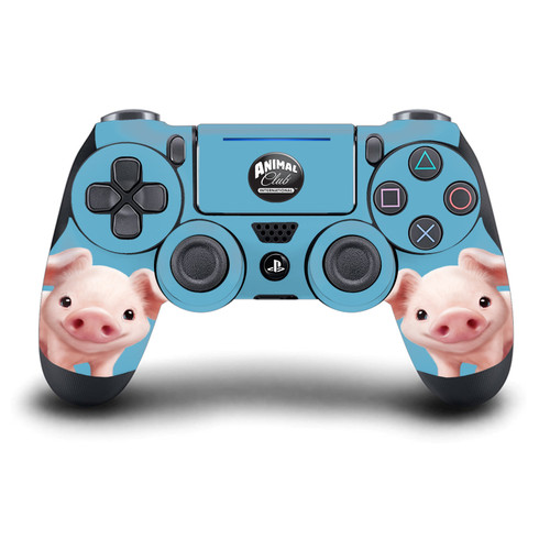 Animal Club International Faces Pig Vinyl Sticker Skin Decal Cover for Sony DualShock 4 Controller