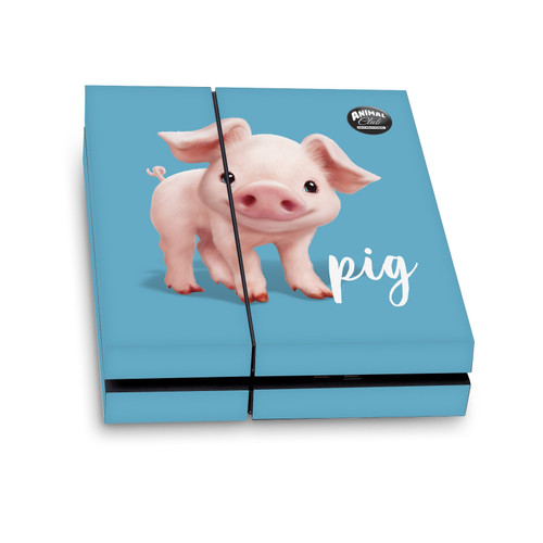 Animal Club International Faces Pig Vinyl Sticker Skin Decal Cover for Sony PS4 Console