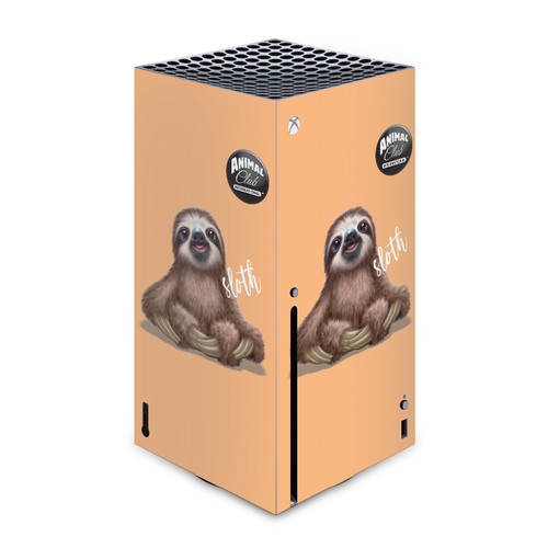 Animal Club International Faces Sloth Vinyl Sticker Skin Decal Cover for Microsoft Xbox Series X