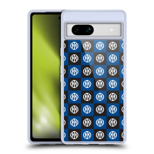 Fc Internazionale Milano Patterns Crest Soft Gel Case for Google Pixel 7a