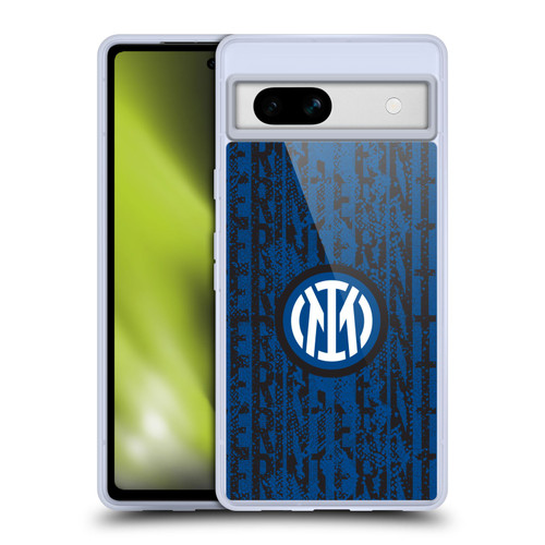 Fc Internazionale Milano Patterns Snake Wordmark Soft Gel Case for Google Pixel 7a