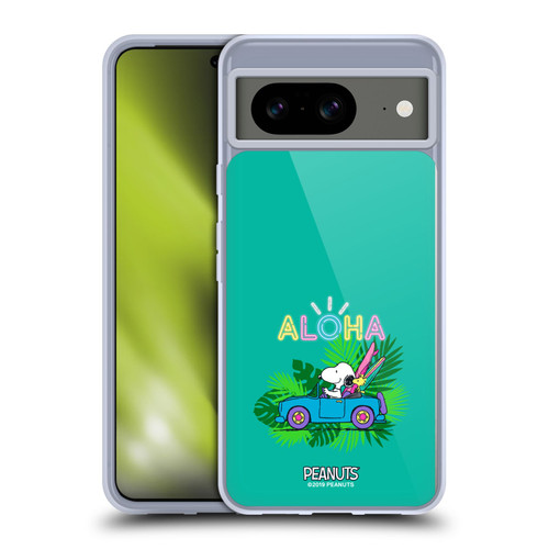 Peanuts Snoopy Aloha Disco Tropical Surf Soft Gel Case for Google Pixel 8