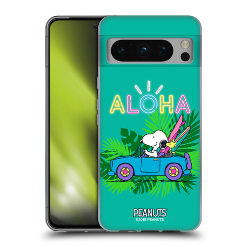 Peanuts Snoopy Aloha Disco Tropical Surf Soft Gel Case for Google Pixel 8 Pro