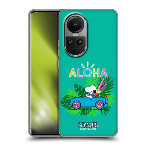 Peanuts Snoopy Aloha Disco Tropical Surf Soft Gel Case for OPPO Reno10 5G / Reno10 Pro 5G