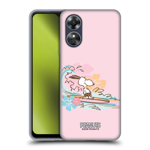 Peanuts Beach Snoopy Surf Soft Gel Case for OPPO A17