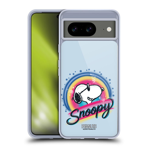 Peanuts Snoopy Boardwalk Airbrush Colourful Sunglasses Soft Gel Case for Google Pixel 8