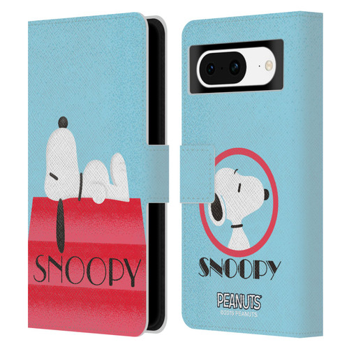 Peanuts Snoopy Deco Dreams House Leather Book Wallet Case Cover For Google Pixel 8