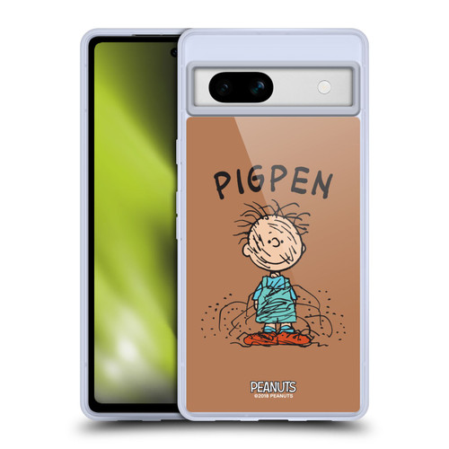 Peanuts Characters Pigpen Soft Gel Case for Google Pixel 7a