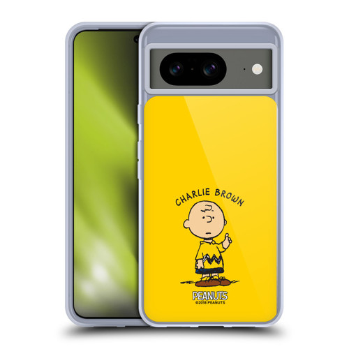 Peanuts Characters Charlie Brown Soft Gel Case for Google Pixel 8