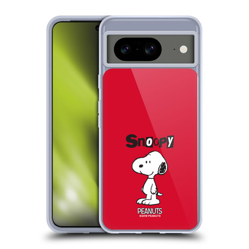 Peanuts Characters Snoopy Soft Gel Case for Google Pixel 8