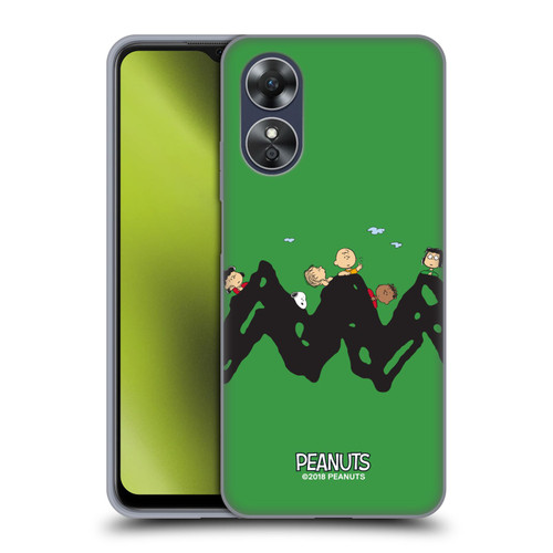 Peanuts Characters Group Soft Gel Case for OPPO A17