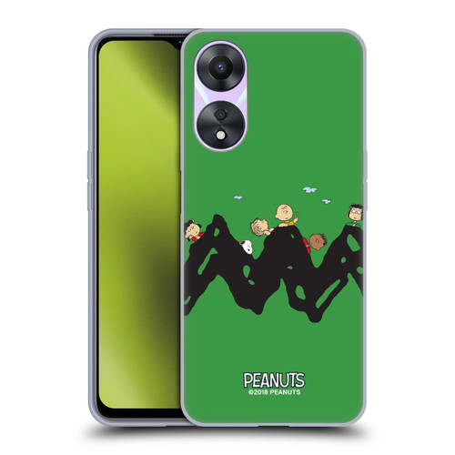 Peanuts Characters Group Soft Gel Case for OPPO A78 4G
