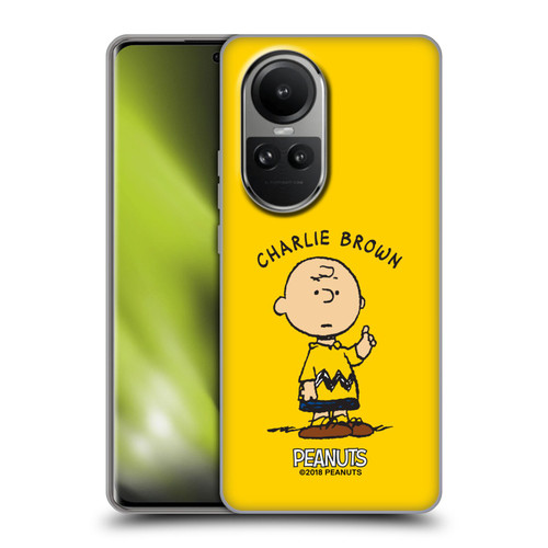 Peanuts Characters Charlie Brown Soft Gel Case for OPPO Reno10 5G / Reno10 Pro 5G