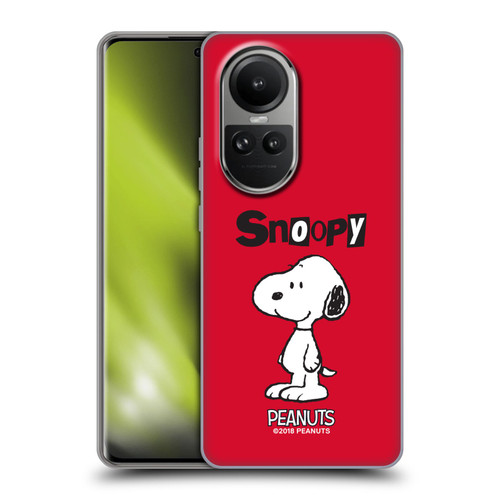 Peanuts Characters Snoopy Soft Gel Case for OPPO Reno10 5G / Reno10 Pro 5G