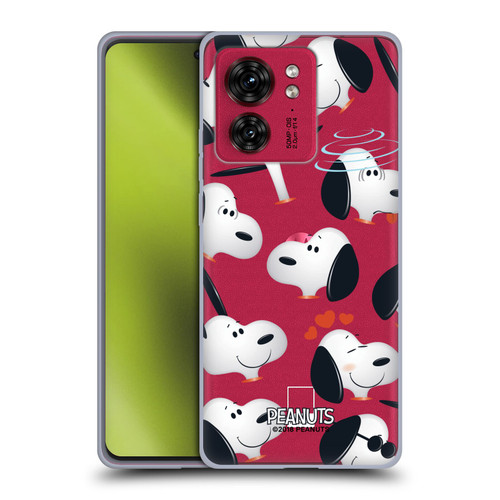 Peanuts Character Patterns Snoopy Soft Gel Case for Motorola Moto Edge 40
