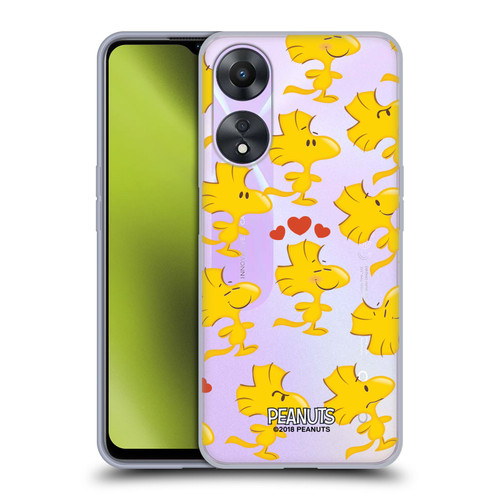 Peanuts Character Patterns Woodstock Soft Gel Case for OPPO A78 4G
