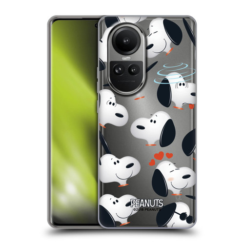 Peanuts Character Patterns Snoopy Soft Gel Case for OPPO Reno10 5G / Reno10 Pro 5G